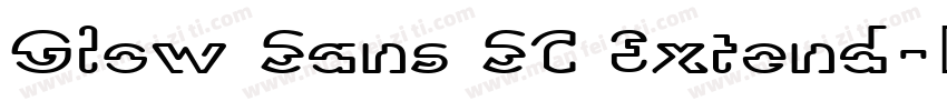 Glow Sans SC Extend字体转换